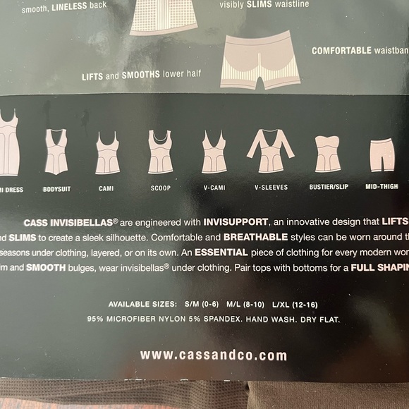 Cass Tights. Shapewear.Brown Lg/Xl - Picture 5 of 5